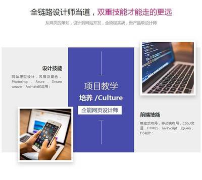 上海网页制作培训班,迈入互联网黄金职业